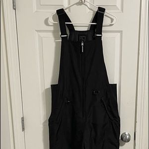 Black snow bibs - M
